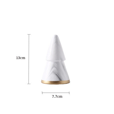 Ceramic Christmas tree, geometric design
