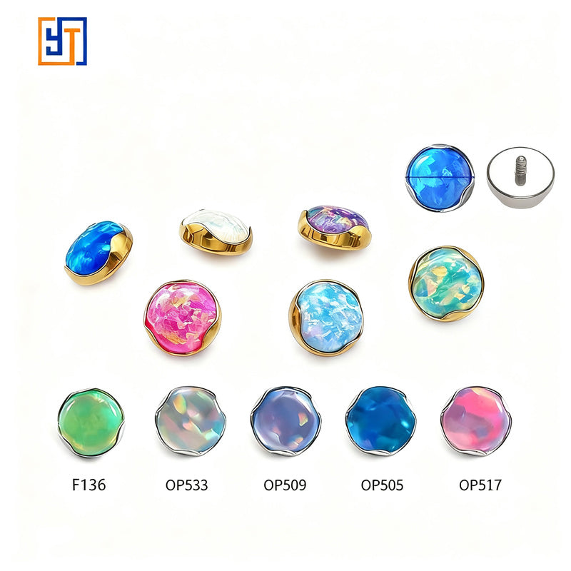 Titan Piercing bar with internal thread