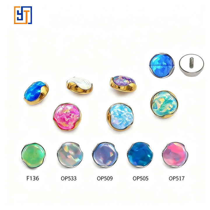 Titan Piercing bar with internal thread