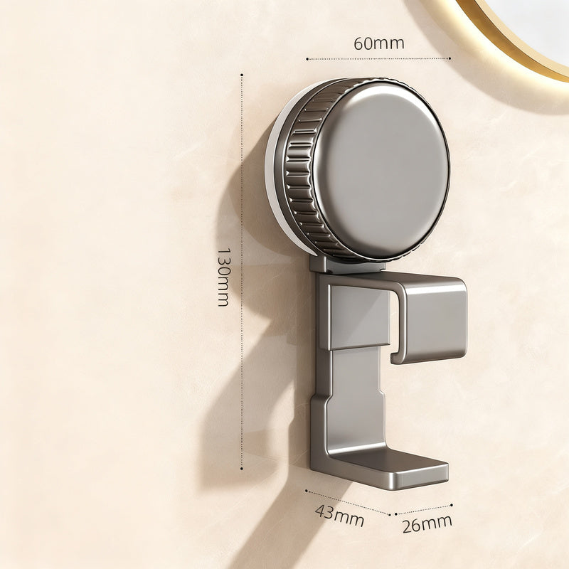 Suction cup sink hook, wall mountable