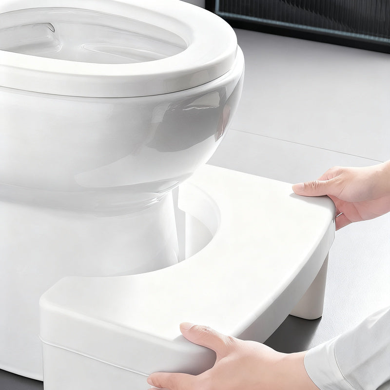 Plastic toilet stool