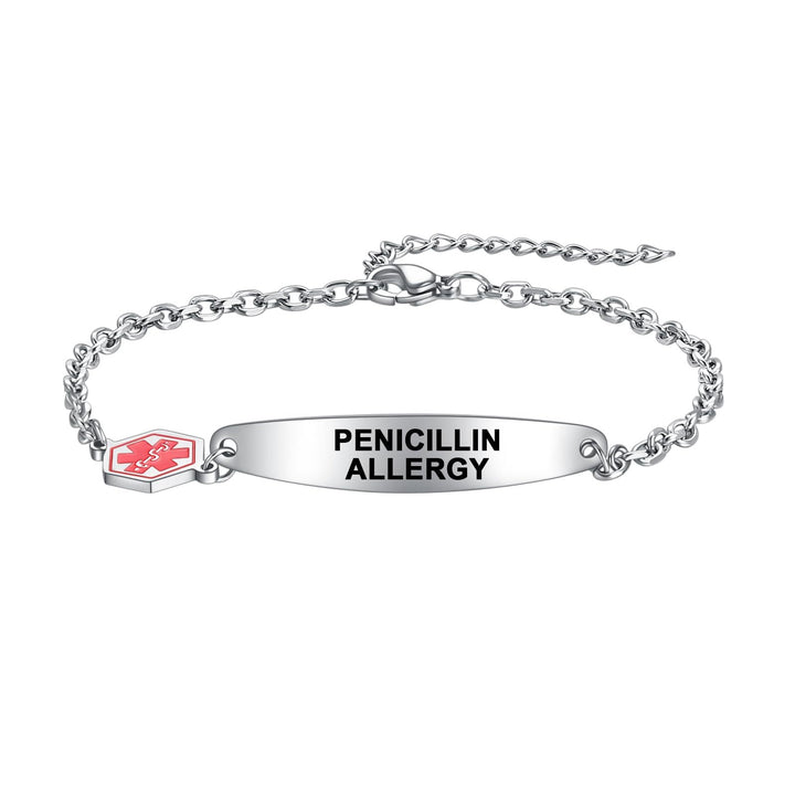 Stainless steel bracelet with geometric design