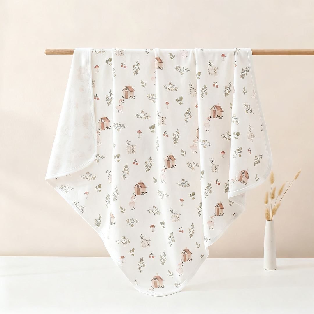 Baby changing cloth made of cotton, 90×90 cm