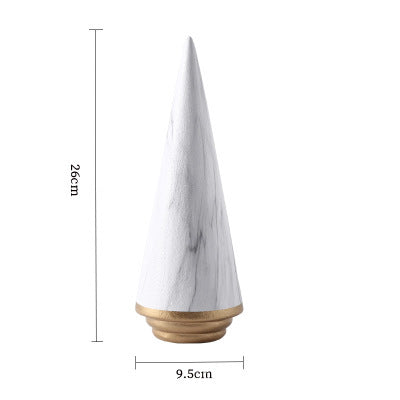 Ceramic Christmas tree, geometric design