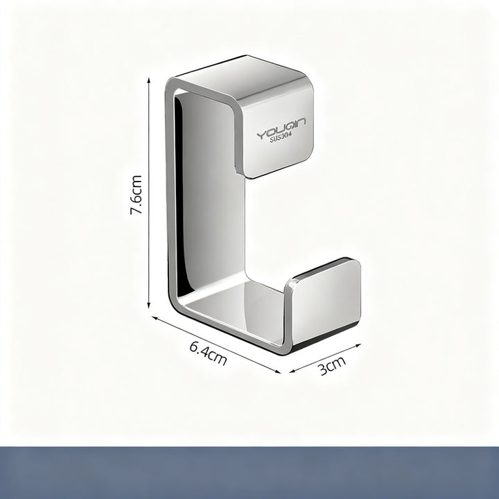 Stainless steel sink holder, wall-mounted, hole-free