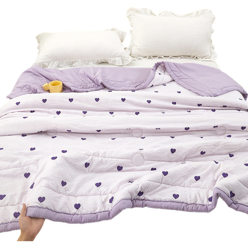 Polyester quilt, machine washable