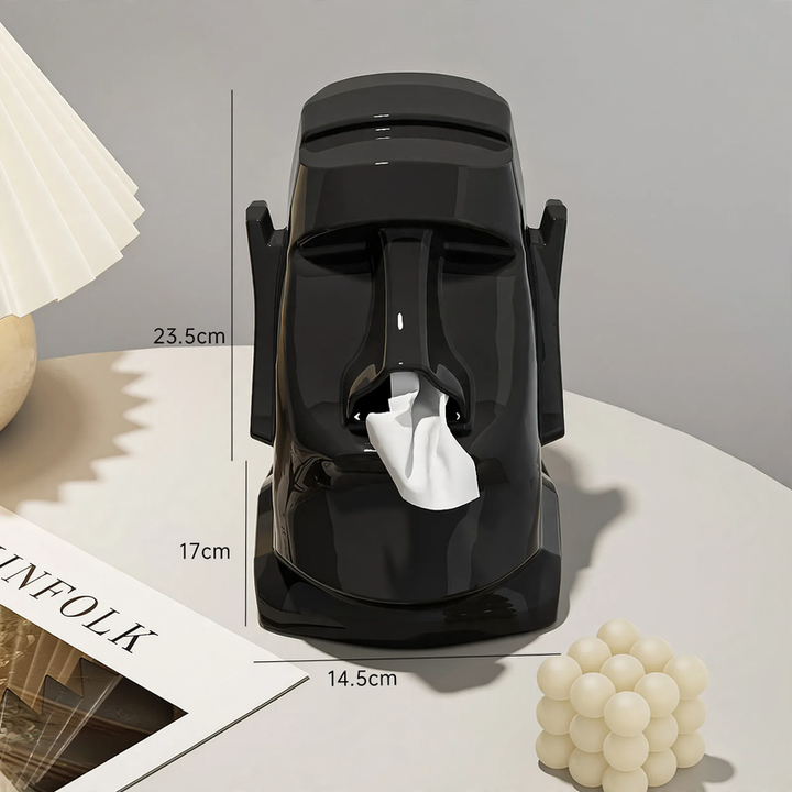 Multifunctional tissue box DD2521 with headphone holder
