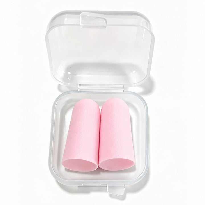 Foam ear plugs, spherical shape, 25×12 mm