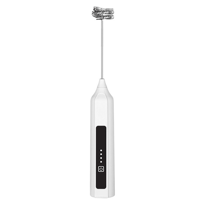 Electric milk frother, rechargeable, multifunctional
