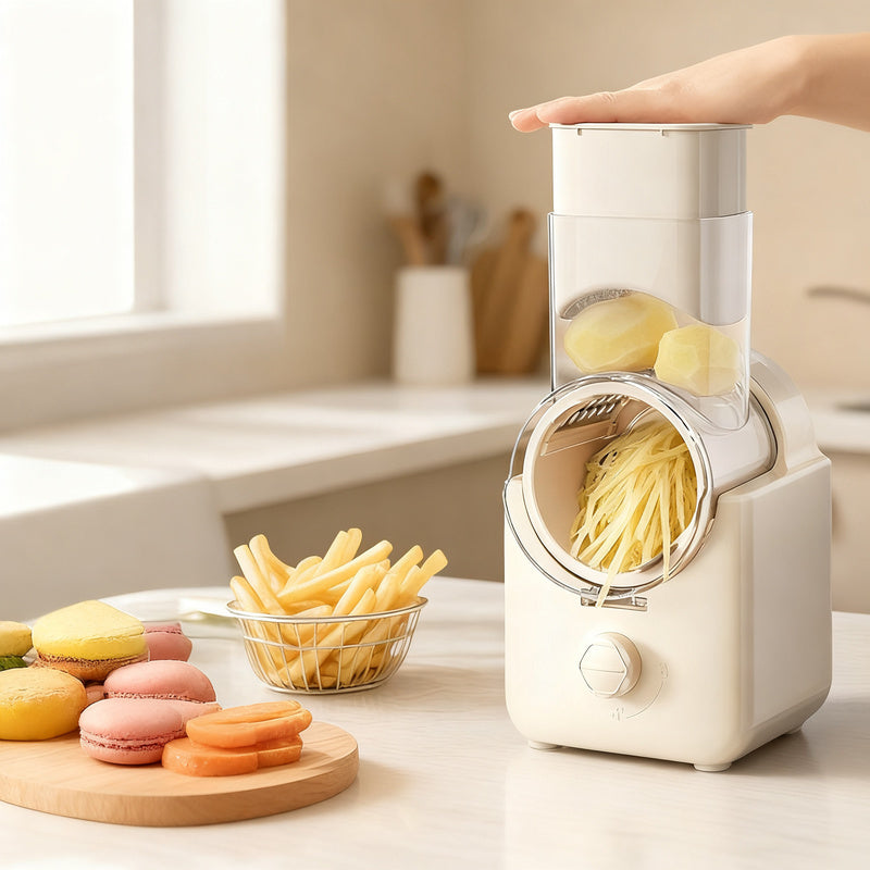 Electric vegetable cutter, multifunctional