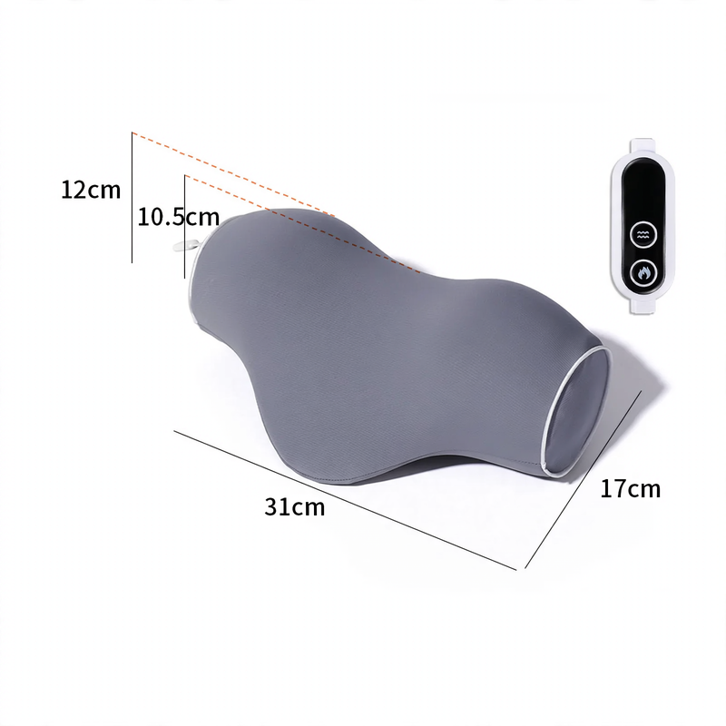 Neck support pillow with memory foam, portable
