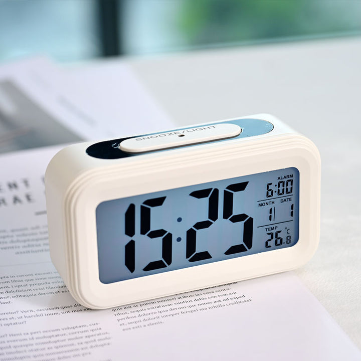 Digital Alarm Clock Light with LED Display