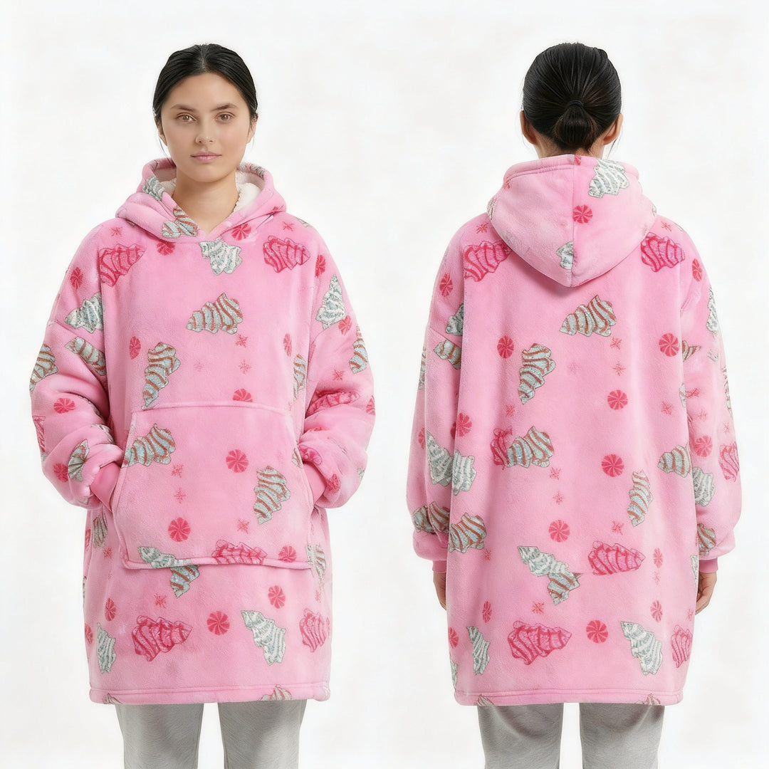 Portable blanket made of fleece, 350 g/m²