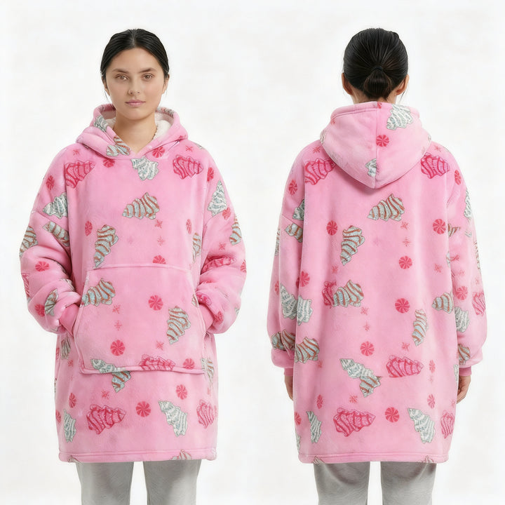 Portable blanket made of fleece, 350 g/m²