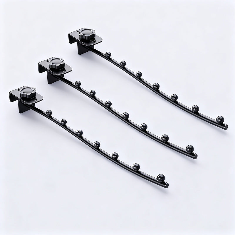Wall hooks for clothing, stainless steel, multiple