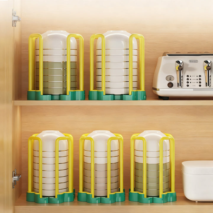 Expandable plastic dish drying rack