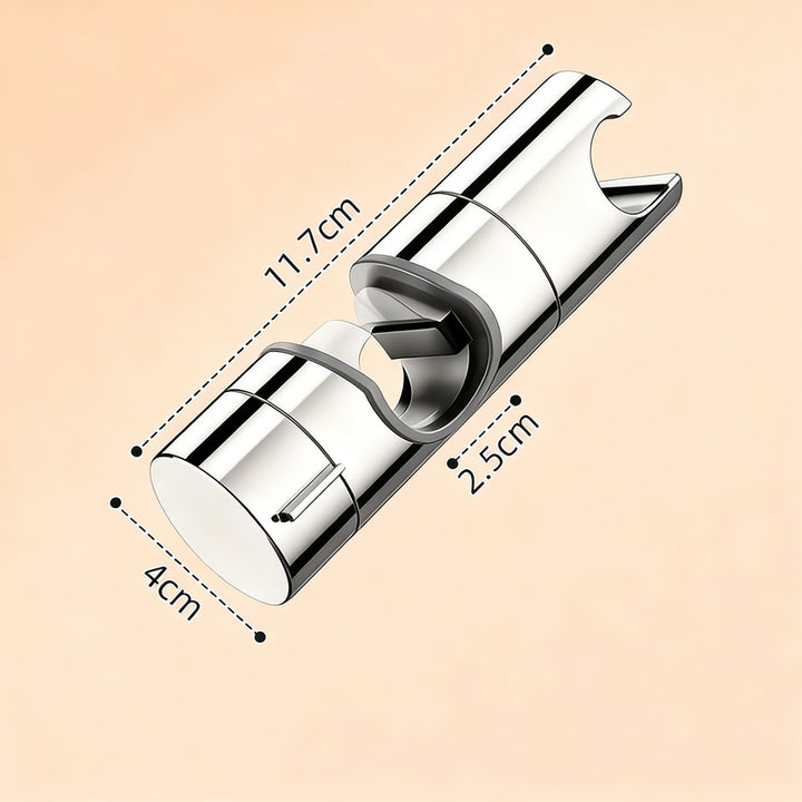 Shower head holder without drilling, adjustable