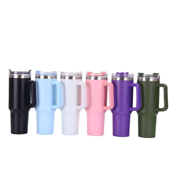 Stainless steel insulated mug with handle, 1200 ml