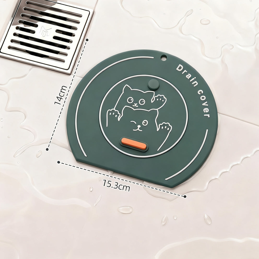 PVC floor drain mat, odor-tight