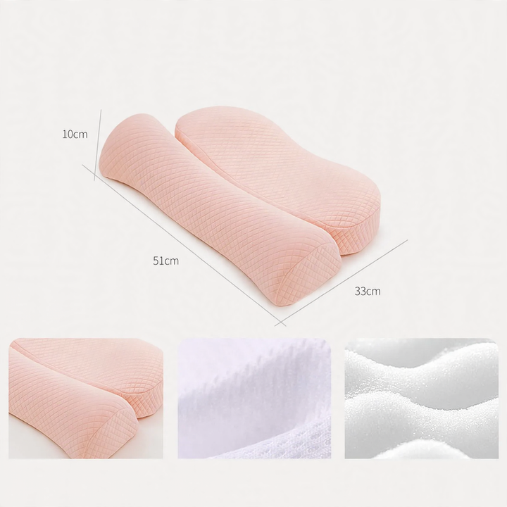 Memory foam neck pillow, washable