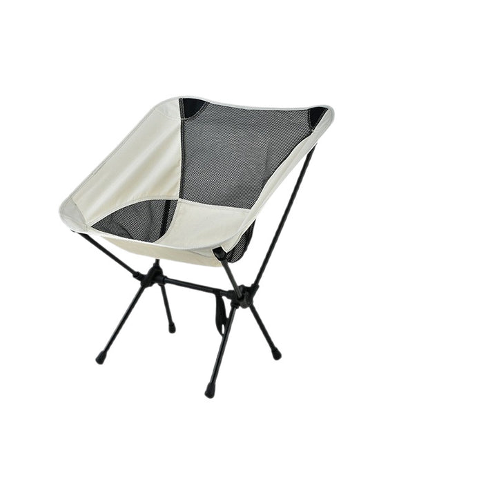 Light folding chair with backrest, carbon steel
