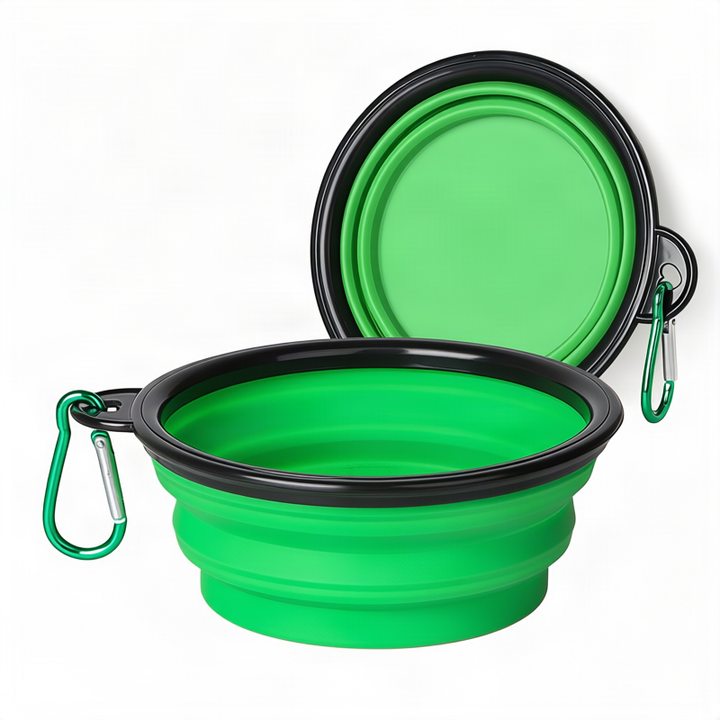 Foldable Dog Bowl Made of Silicone
