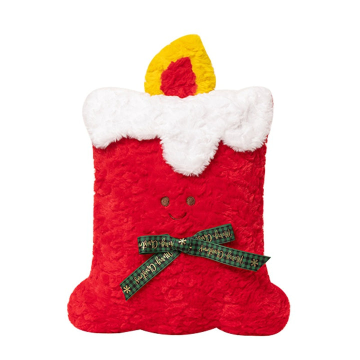 Christmas plush cushion with motifs, 40 cm