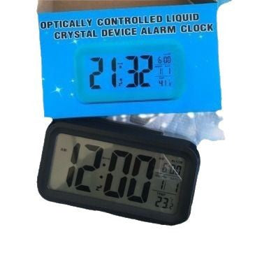 Digital Alarm Clock Light with LED Display