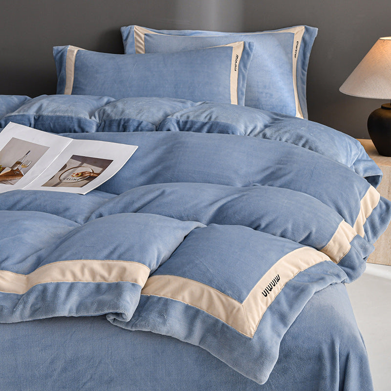 Milk fiber bedding set, 4-piece, extra warm