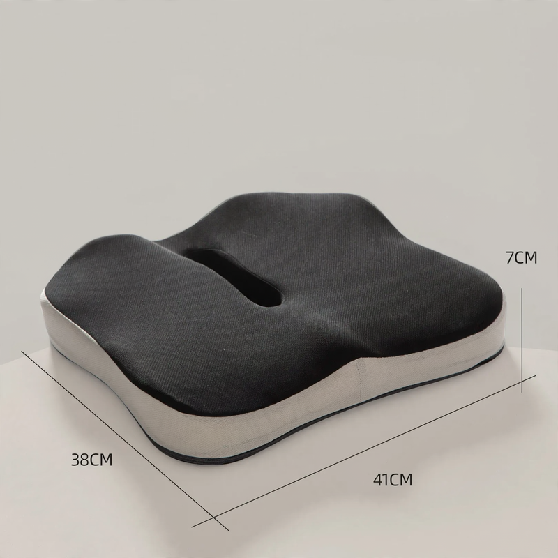 Ergonomic seat cushion with memory foam