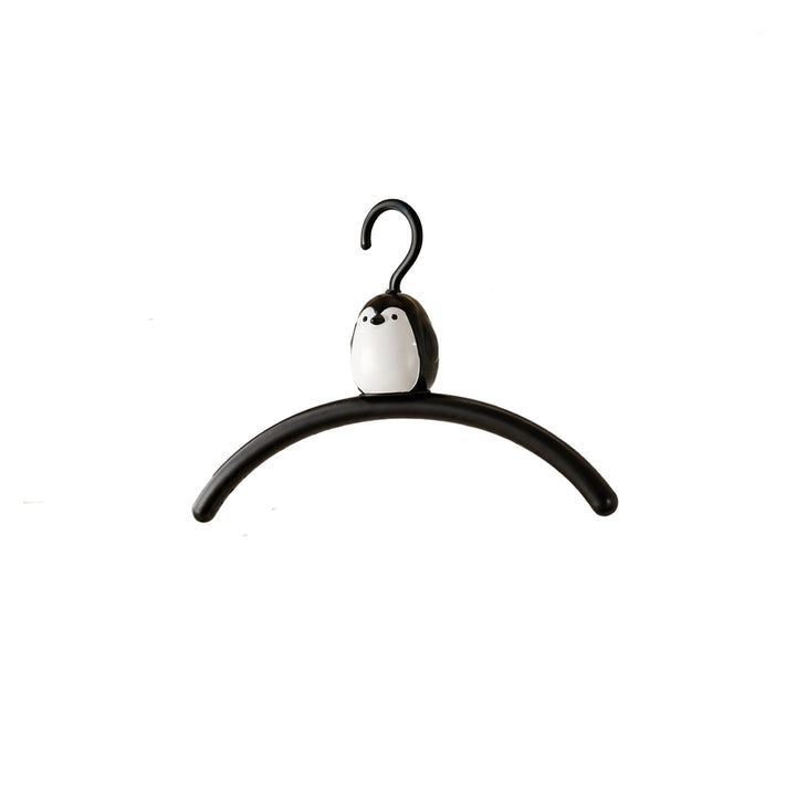 Plastic clothes hanger with non-slip surface