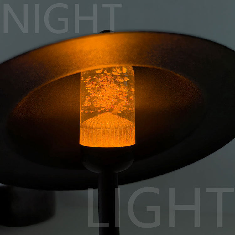 Small table lamp with slider, USB charging, creative design