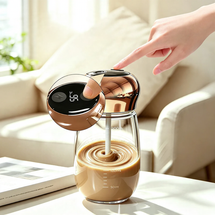 Electric Stirring Mixer made of Glass with Temperature Display