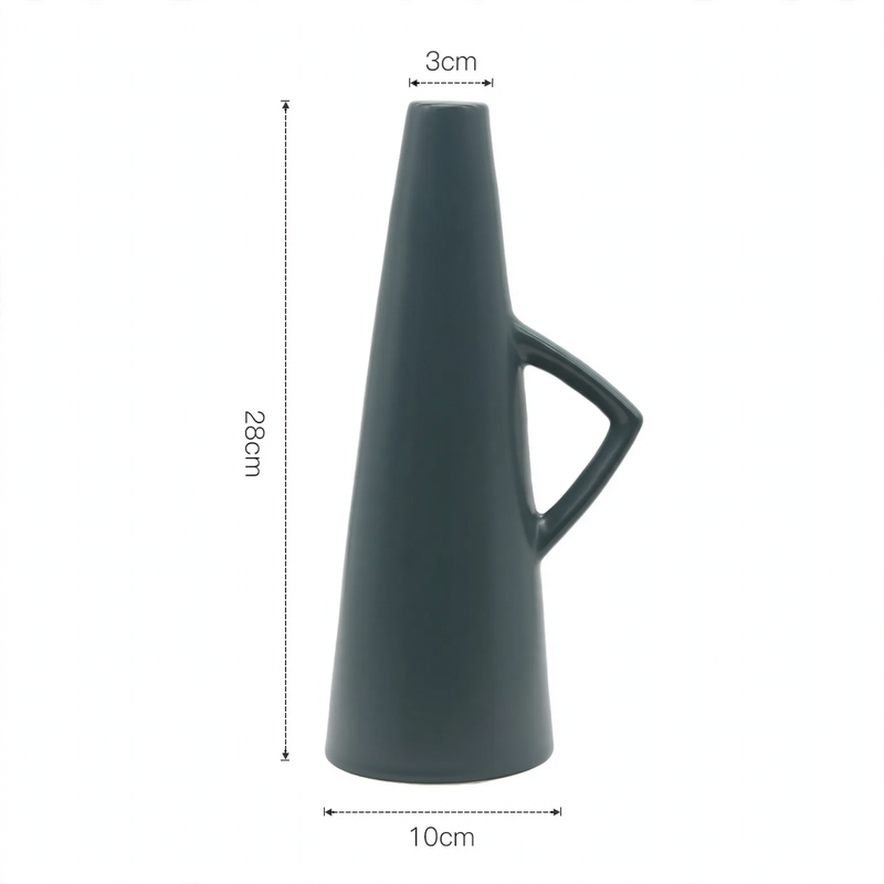 Ceramic flower vase, Nordic design