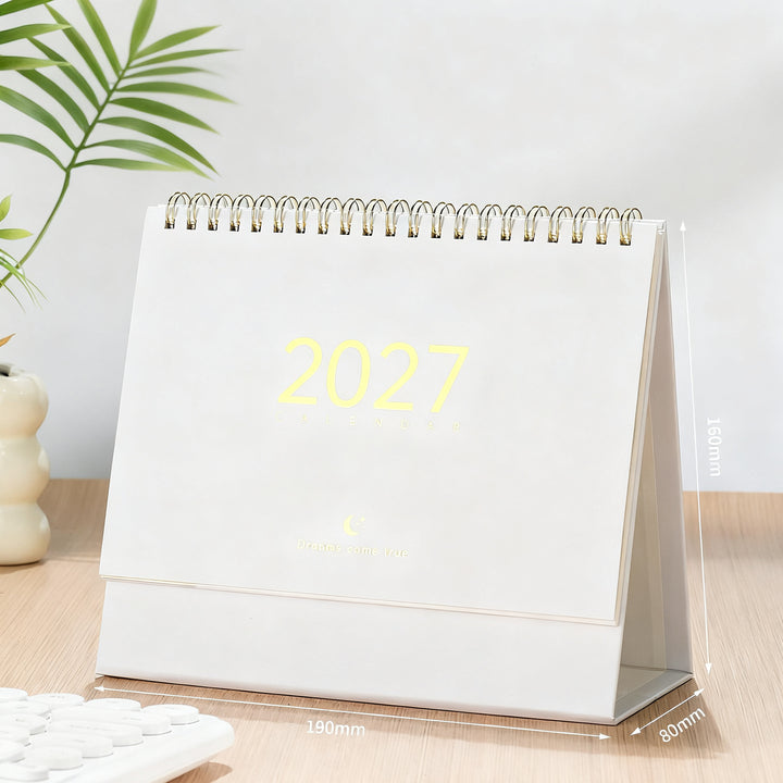 Table calendar 2027, Morandi style