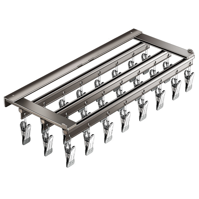 Clothes dryer with clips, aluminum, model 707-016-1A
