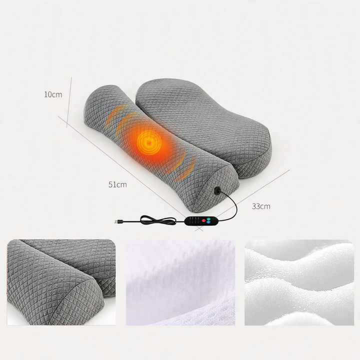 Memory foam neck pillow, washable