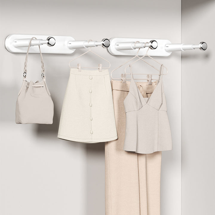 Suction cup drying rack, extendable, no drilling