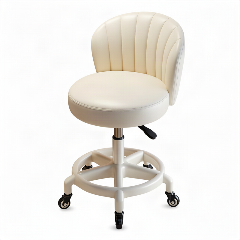 Bar stool with bowl and high backrest