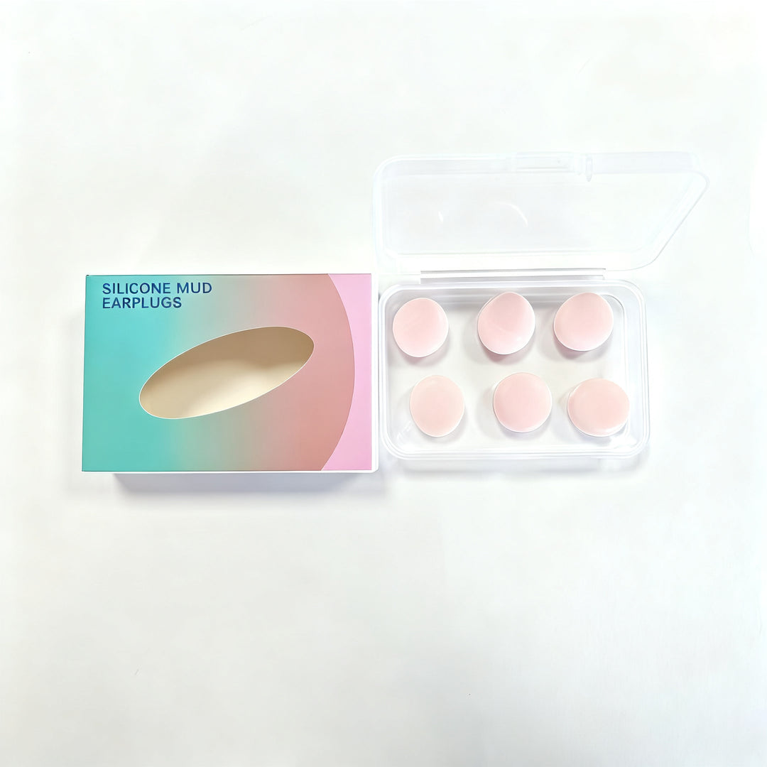 Silicone earplugs for sleeping and noise reduction