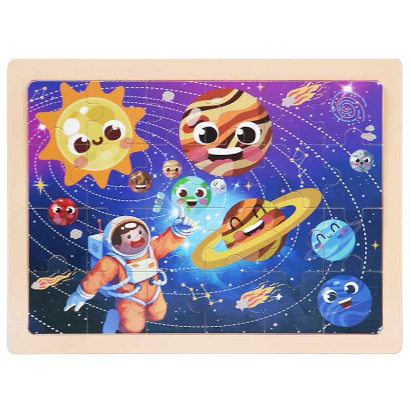 Wooden puzzle 24 pieces for children