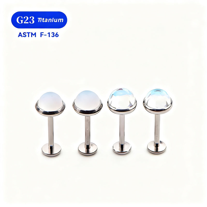 Titan Piercing bar with internal thread