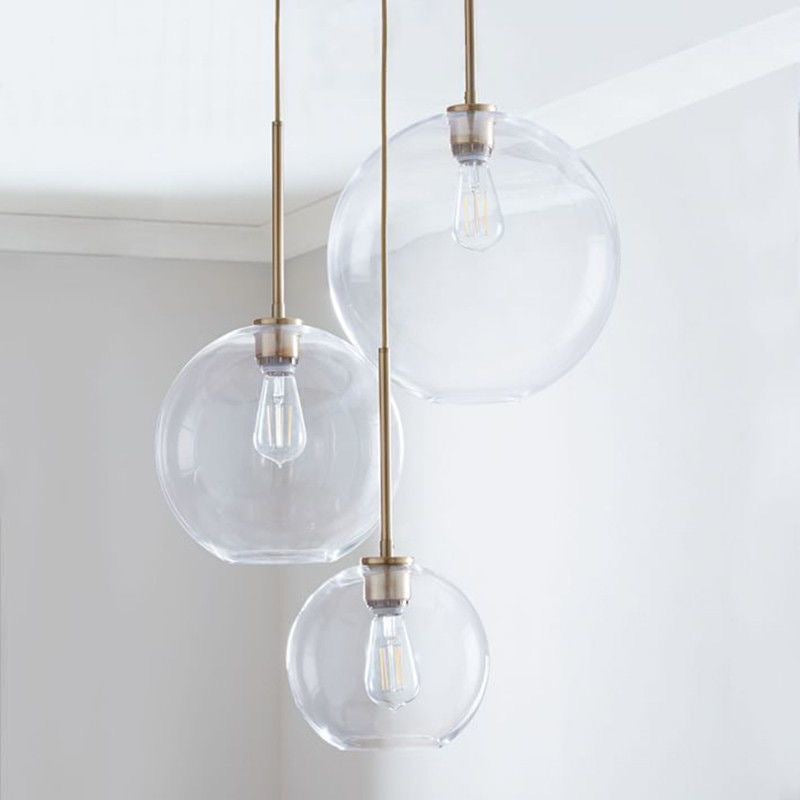 LED pendant light in industrial style, height adjustable