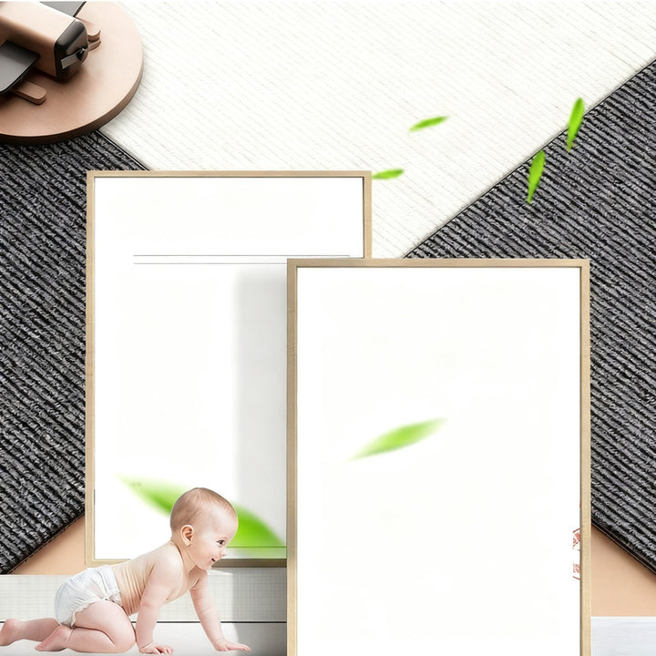 Puzzle mat made of polyester, self-adhesive