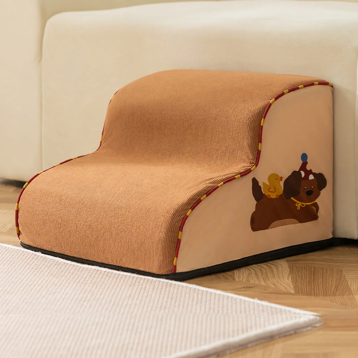Non-slip dog stairs with Oxford cover