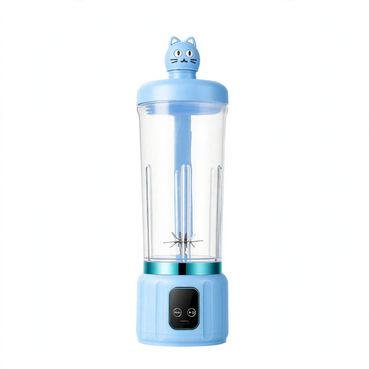 Portable juicer with 12 grinding teeth, rechargeable