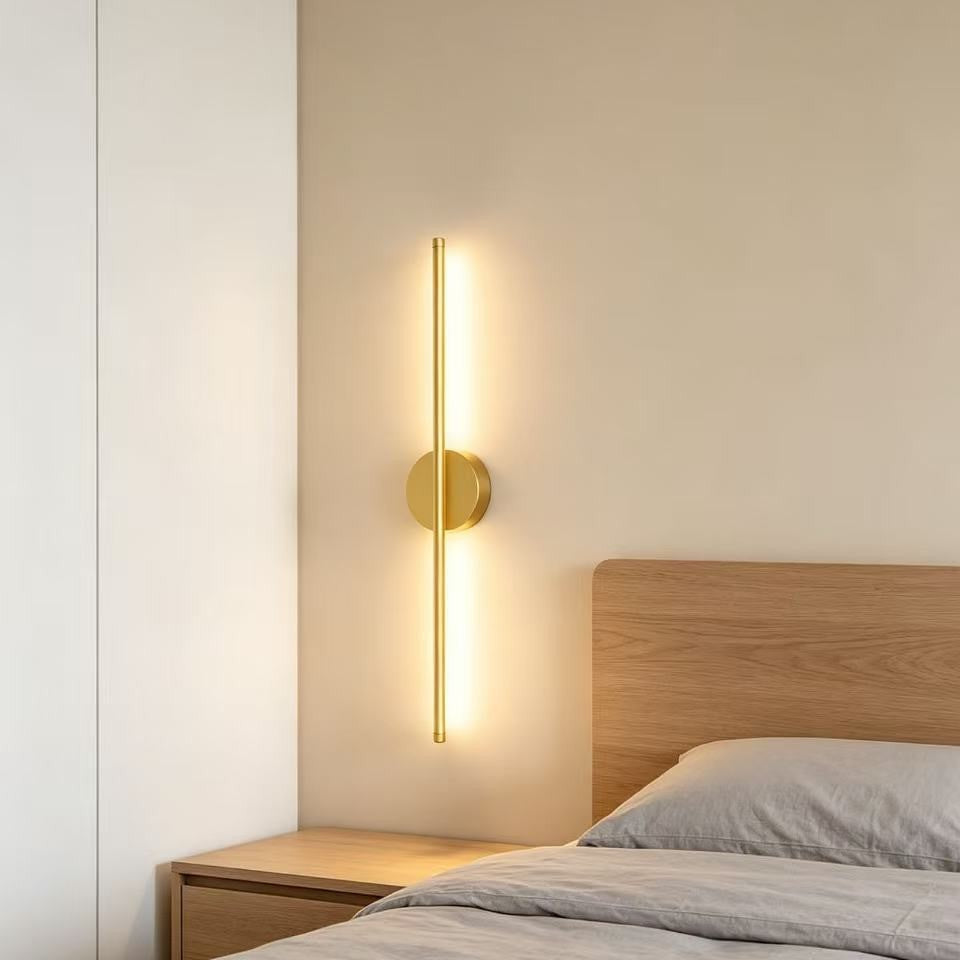 LED wall lamp modern, Aluminum, Silicon