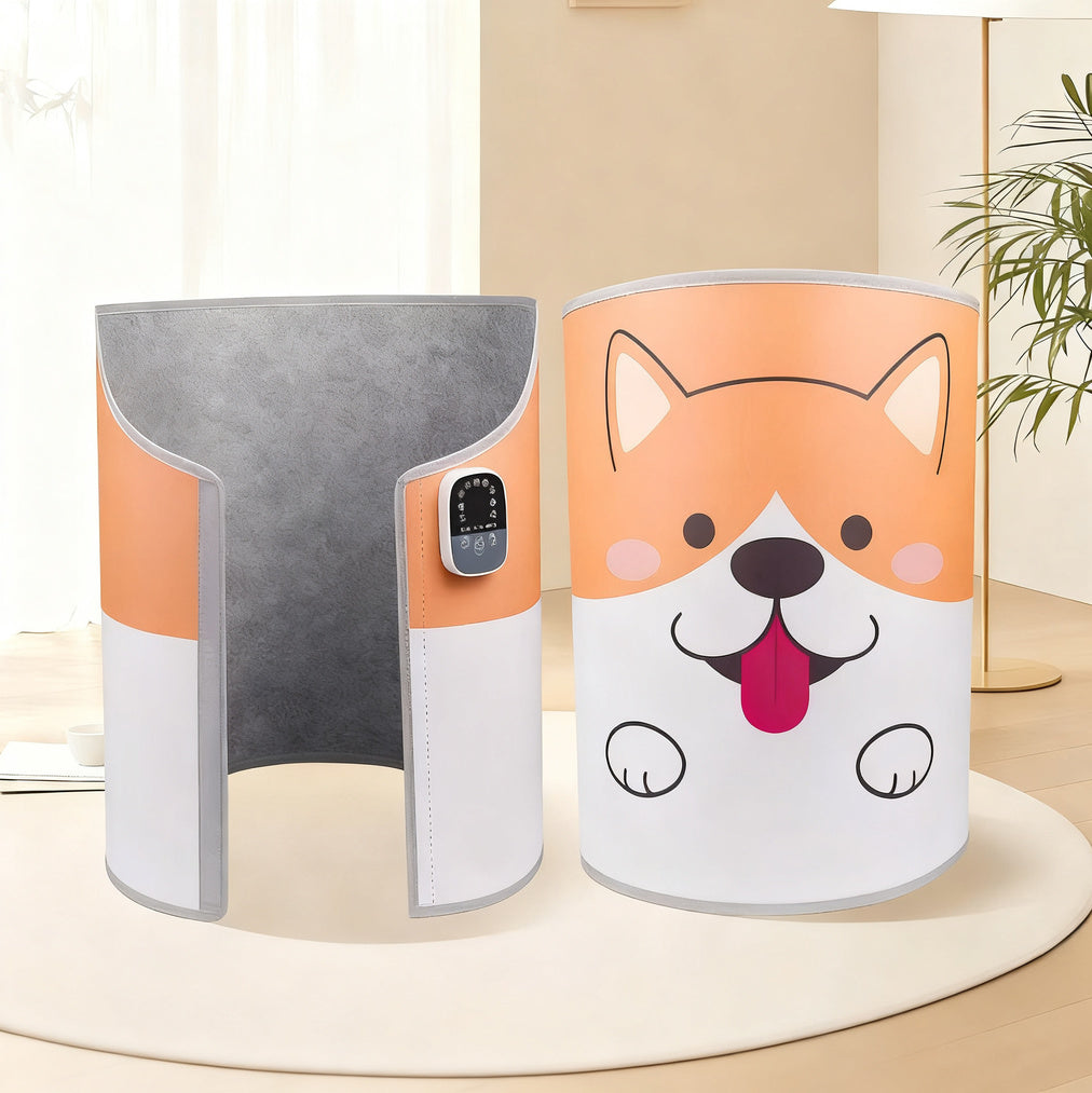 Electric foot warmer with temperature control, model HB-001