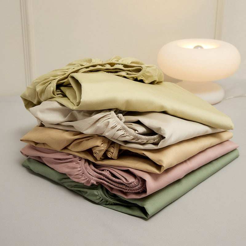 Cotton fitted sheet with elastic, 180×200 cm