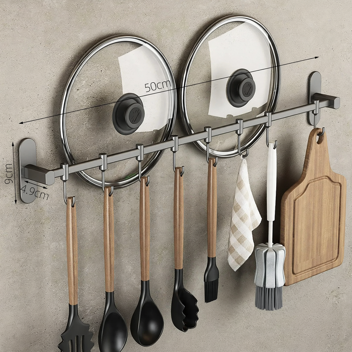 Stainless Steel Hook Rack for Kitchen Tools